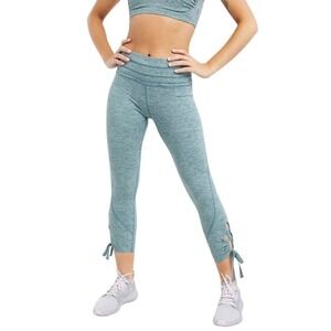 Free People Green Movement Swerve Cropped Leggings Size XS